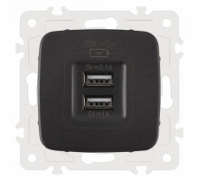 Розетка USB, без рамки Arte Milano am-205 205.46-1.black