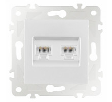 Розетка Ethernet RJ-45 без рамки Arte Milano am-203 203.45-2.white