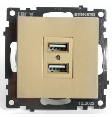 Розетка USB, без рамки Stekker Катрин 49229