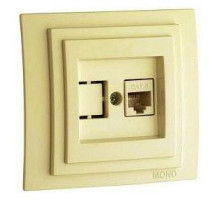 Розетка Ethernet RJ-45 Mono Electric Larissa 103-171705-125