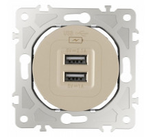 Розетка USB, без рамки Arte Milano am-202 202.46-1.shampan