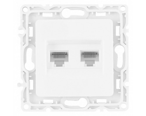 Розетка Ethernet RJ-45 без рамки Arte Milano am-217 217.45-2.white