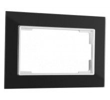 Рамка для двойной розетки Arte Milano am-503.02 503.02-double.black