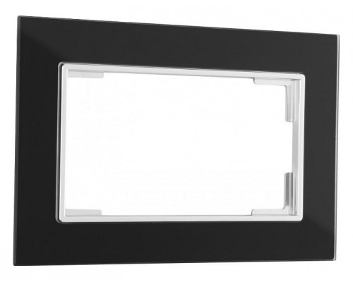 Рамка для двойной розетки Arte Milano am-503.02 503.02-double.black