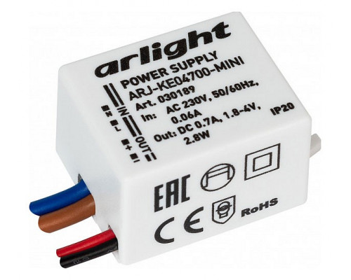 Блок питания с проводом Arlight ARJ 030189