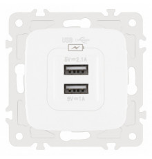 Розетка USB, без рамки Arte Milano am-205 205.46-1.white