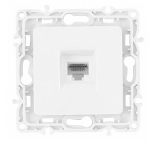 Розетка Ethernet RJ-45 без рамки Arte Milano am-217 217.45-1.white