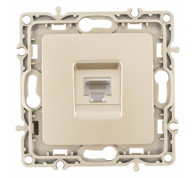 Розетка Ethernet RJ-45 без рамки Arte Milano am-217 217.45-1.shampan