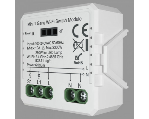 Конвертер Wi-Fi для смартфонов и планшетов Denkirs Relay RL1001-SM