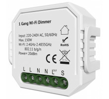 Контроллер-диммер Wi-Fi для смартфонов и планшетов Denkirs Relay RL1003-DM/1