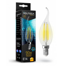 Лампа светодиодная Voltega Candle wind 9W Graphene E14 7Вт 2800K 7132