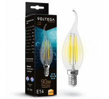 Лампа светодиодная Voltega Candle wind 9W Graphene E14 6Вт 3000K 7220