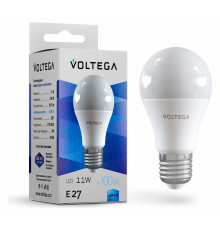 Лампа светодиодная Voltega General purpose bulb 11W E27 11Вт 4000K 5738