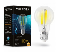 Лампа светодиодная Voltega General purpose bulb E27 9Вт 3000K 7228