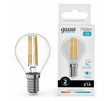 Лампа светодиодная Gauss Filament Elementary E14 12Вт 4100K 52122