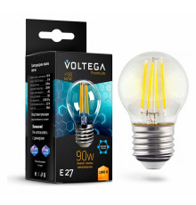 Лампа светодиодная Voltega Globe E27 9W Graphene E27 7Вт 2800K 7138