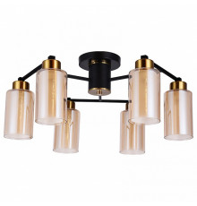 Потолочная люстра Arte Lamp Leo A7027PL-6BK