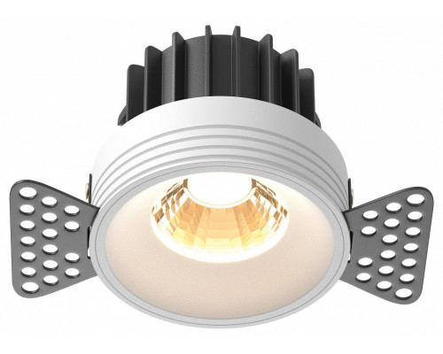 Встраиваемый светильник Maytoni Round DL058-12W2.7K-TRS-W