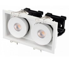 Встраиваемый светильник Arlight CL-SIMPLE-S148x80-2x9W Day4000 (WH, 45 deg) 028150